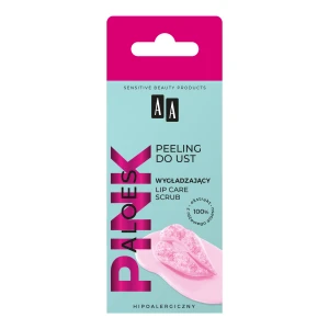 AA Aloes Pink wygładzający peeling do ust, 10 g
