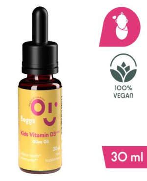 BEGGS Witamina D3 dla dzieci 400 IU, 30 ml