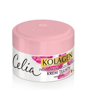 CELIA KOLAGEN Przeciwzmarszczkowy krem tłusty z witaminami - 50 ml