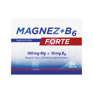 Magnez + B6 Forte, tabletki, 60 sztuk