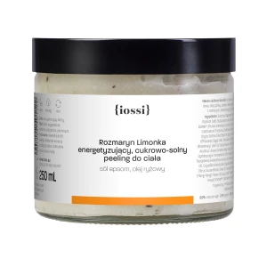 Iossi Rozmaryn Limonka Energetyzujący Cukrowo-Solny peeling do ciała, 250 ml