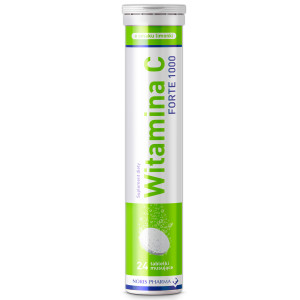 Noris Pharma Witamina C Forte 1000 limonka 24 tabletki musujące
