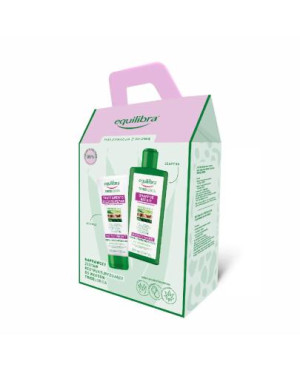 EQUILIBRA Tricologica Zestaw Naprawczy do pielęgnacji włosów Szampon, 300 ml + Odżywka, 200 ml