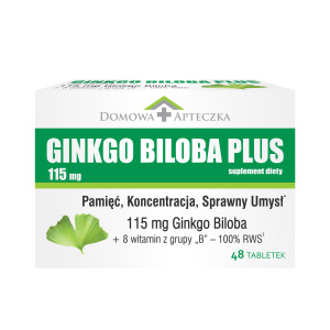DOMOWA APTECZKA Ginkgo Biloba Plus - 48 tabl.