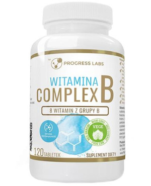 Progress Labs Witamina B Complex, tabletki, 120 sztuk