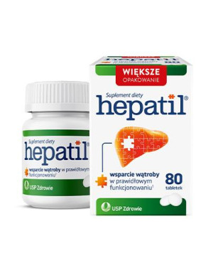 Hepatil, tabletki, 80 sztuk
