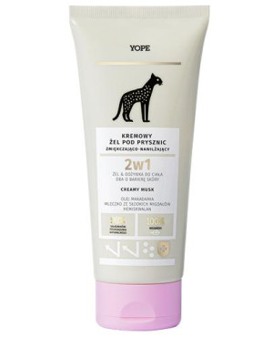 YOPE Creamy Musk Kremowy żel pod prysznic, zmiękczająco-nawilżający, 200 ml