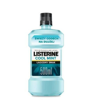 LISTERINE COOL MINT Łagodny smak Płyn do płukania jamy ustnej, 500 ml