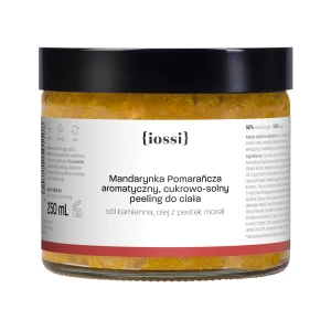 Iossi, Mandarynka Pomarańcza, cukrowo-solny peeling do ciała, 250 ml