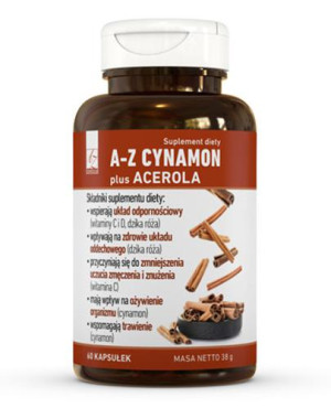 A-Z Cynamon plus Acerola, kapsułki, 60 sztuk