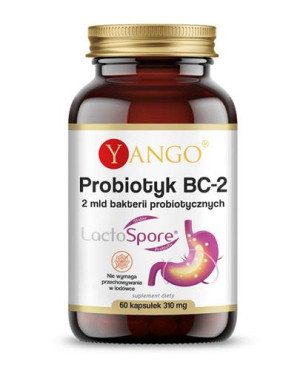 Yango, Probiotyk BC-2 310 mg, kapsułki, 60 sztuk