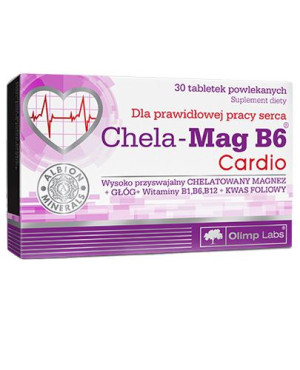 Olimp, Chela-Mag B6 Cardio, tabletki, 30 sztuk