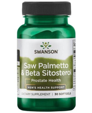 Swanson Saw Palmetto & Beta Sitosterol - 30 kapsułek