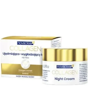 Novaclear Collagen ujędrniająco-wygładzający krem do twarzy na noc 50 ml