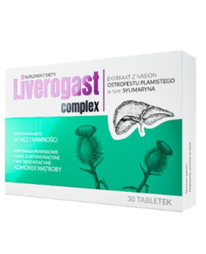 Liverogast Complex, tabletki, 30 sztuk