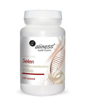Aliness, Selen L-selenometionina, 200 ug, tabletki, 100 sztuk