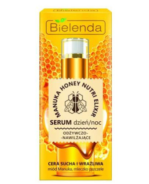 BIELENDA MANUKA HONEY NUTRI ELIXIR Serum dzień/noc, 30 g