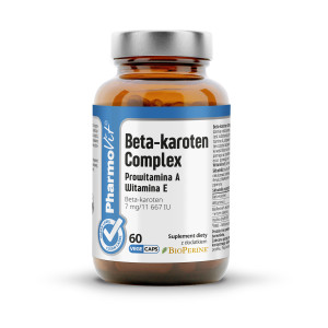 Pharmovit Beta-karoten Complex Prowitamina A Witamina E, kapsułki, 60 sztuk