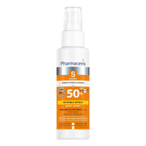 Pharmaceris S Invisible Efect Body, spray emulsja ochronna do ciała SPF 50+, 150 ml