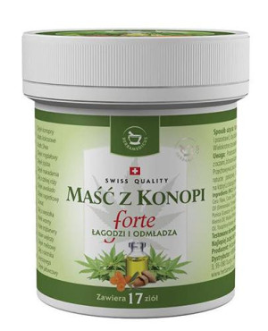 HERBAMEDICUS Maść z konopi forte - 125 ml. Do suchej i łuszczącej się skóry.