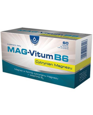 Mag-Vitum B6 Cytrynian Magnezu, tabletki, 60 sztuk