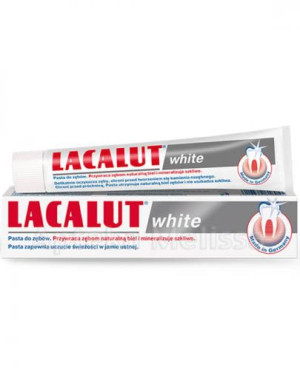 LACALUT WHITE Pasta do zębów wybielająca - 75 ml - cena, stosowanie, opinie