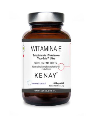 Kenay, Witamina E, 60 kapsułek