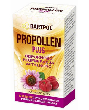 Propollen Plus - 60 tabl. - cena, opinie, dawkowanie