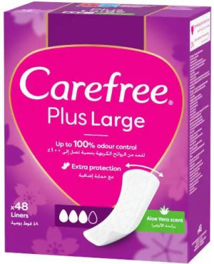 Wkładki Carefree Plus Aloe, 48 sztuk