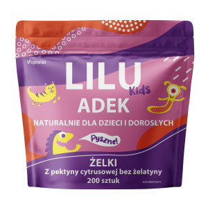 Lilu Kids Witamina ADEK Żelki dla dzieci i dorosłych, 200 sztuk