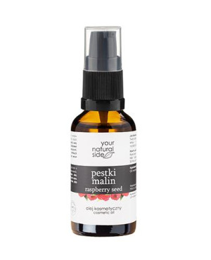 Your Natural Side Pestki malin 100% naturalny olej do twarzy, ciała i włosów, 30 ml