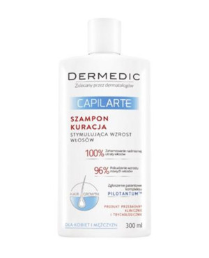 Dermedic CapilArte, szampon kuracja stymulująca wzrost włosów, 300 ml