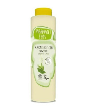 Pierpaoli Ekos Odświeżający żel pod prysznic z ekstraktem z zielonej herbaty i sokiem z aloesu, 500 ml