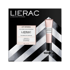 Zestaw Lierac Lift Integral, krem-żel na dzień skóra mieszana, 50 ml + liftingujący krem pod oczy, 15 ml