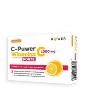 C-Puwer Witamina C Forte 1000 mg, 30 kapsułek