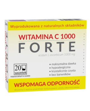 Witamina C 1000 Forte, saszetki, 20 sztuk