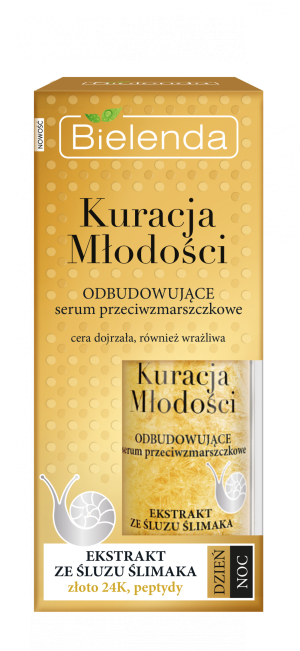 Bielenda Kuracja Młodości odbudowujące serum przeciwzmarszczkowe, 30 ml