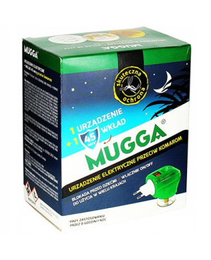 Mugga Elektro + Wkład Płyn na komary 45 nocy, 35 ml