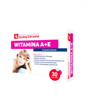 ZYSKAJ ZDROWIE Witamina A+E - 30 kaps.