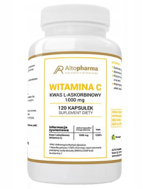 Altopharma Witamina C Kwas L-askorbinowy 1000 mg - 120 kaps.