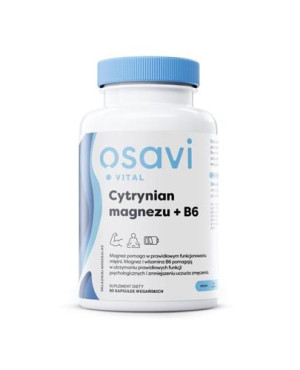 Cytrynian magnezu + B6, 90 vegan kaps.