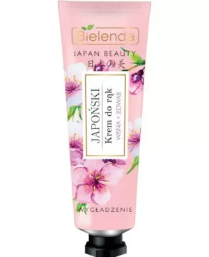 Bielenda Japan Beauty japoński krem do rąk wiśnia + jedwab 50 ml