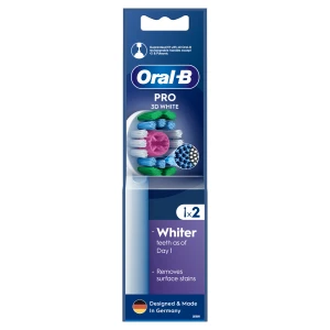 Oral-B Pro 3D White Końcówki do szczoteczek elektrycznych, 2 sztuki