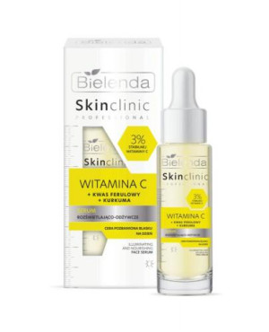 Bielenda Skin Clinic Professional Witamina C, Serum rozświetlająco-odżywcze, 30 ml
