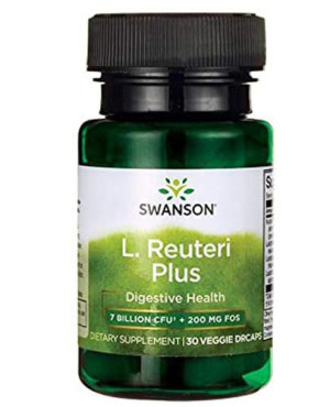 Swanson L. Reuteri + L. Rhamnosus & L. Acidophilus - 30 kaps. Symbiotyk - cena, opinie, skład