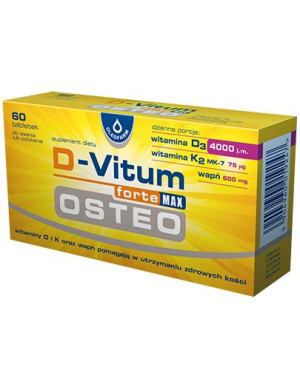 D-Vitum Forte Max Osteo, 60 tabletek