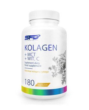 SFD Kolagen + MCT + Witamina C, 180 kapsułek