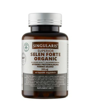 Singularis Superior Selen Forte Organic, 200 ug, kapsułki, 60 sztuk