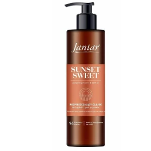 Jantar Sunset Sweet Rozpieszczający olejek pod prysznic i do kąpieli z esencją bursztynową i ceramidami, 400 ml