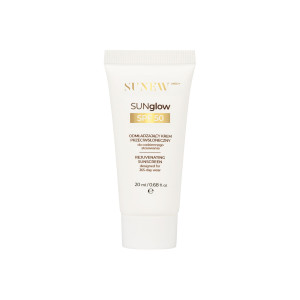 SunewMed+ SUNglow SPF50, odmładzający krem przeciwsłoneczny do codziennego stosowania, 20 ml
